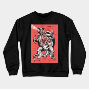 Gamera Anatomy Crewneck Sweatshirt